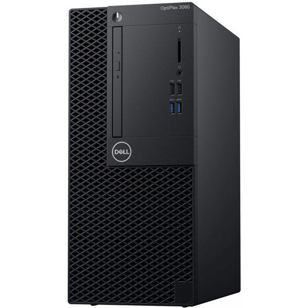 Sistem Brand Dell OptiPlex 3060 MT, Core i5-8500 3.0GHz, 8GB DDR4, 256GB SSD, Intel UHD 630, Linux, Negru