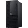 Sistem Brand Dell OptiPlex 3060 MT, Core i3-8100 3.6GHz, 4GB DDR4, 256GB SSD, Intel UHD 630, Linux, Negru