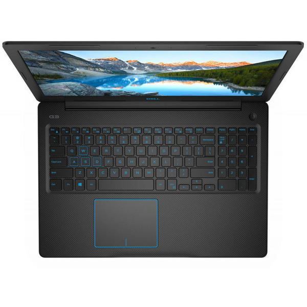 Laptop Dell G3 15 3579, 15.6'' FHD, Core i7-8750H 2.2GHz, 8GB DDR4, 256GB SSD, GeForce GTX 1050 Ti 4GB, Linux, Negru