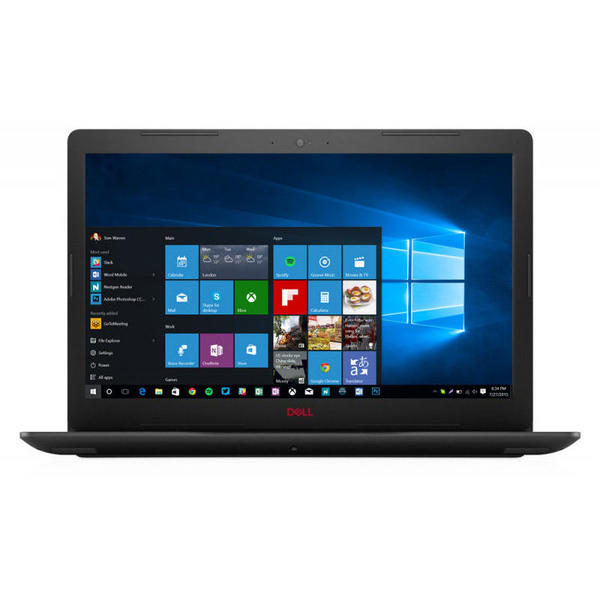 Laptop Dell G3 15 3579, 15.6'' FHD, Core i7-8750H 2.2GHz, 8GB DDR4, 1TB HDD + 128GB SSD, GeForce GTX 1050 Ti 4GB, Linux, Negru