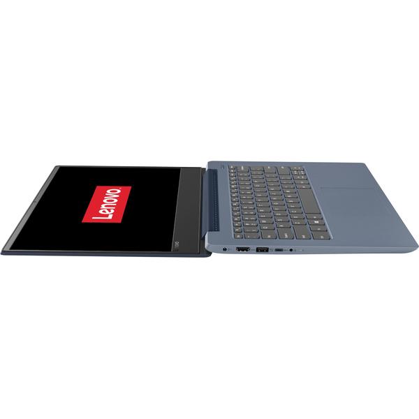 Laptop Lenovo IdeaPad 330S-14IKB, 14" FHD, Core i5-8250U pana la 3.4GHz, 8GB DDR4, 256GB SSD, Intel UHD 620, FreeDOS, Albastru