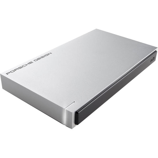 Hard Disk Extern Lacie Porsche Design Mobile Drive, 2TB, USB 3.0, Argintiu