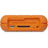 Hard Disk Extern Lacie Rugged RAID Pro, 4TB, USB Tip C, Argintiu/Portocaliu