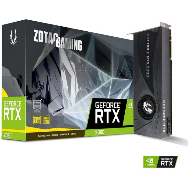 Placa video Zotac GeForce RTX 2080 Blower, 8GB GDDR6, 256 biti
