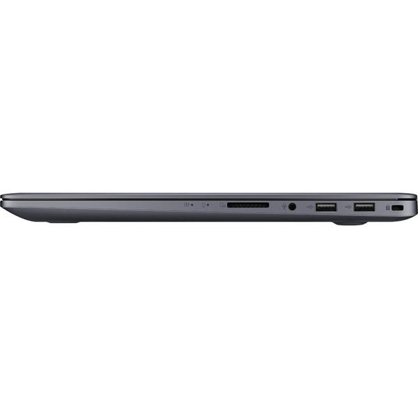 Laptop Asus VivoBook Pro 15 N580GD-E4210, 15.6'' FHD, Core i7-8750H 2.2GHz, 8GB DDR4, 256GB SSD, GeForce GTX 1050 4GB, FingerPrint Reader, Endless OS, Gri