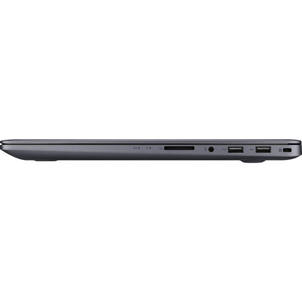 Laptop Asus VivoBook Pro 15 N580GD-E4015, 15.6'' FHD, Core i7-8750H 2.2GHz, 16GB DDR4, 1TB HDD + 128GB SSD, GeForce GTX 1050 4GB, FingerPrint Reader, Endless OS, Gri
