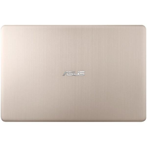 Laptop Asus VivoBook S15 S510UA-BQ462, 15.6" FHD, Core i7-8550U 1.8GHz, 8GB DDR4, 256GB SSD, Intel UHD 620, FingerPrint Reader, Endless OS, Auriu