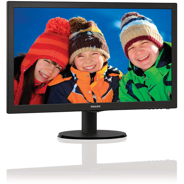 Monitor LED Philips 223V5LHSB/01, 21.5'' Full HD, 5ms, Negru