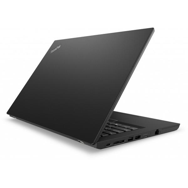 Laptop Lenovo ThinkPad L480, 14" FHD, Core i5-8250U pana la 3.4GHz, 8GB DDR4, 256GB SSD, Intel UHD 620, Fingerprint Reader, Windows 10 Pro, Negru
