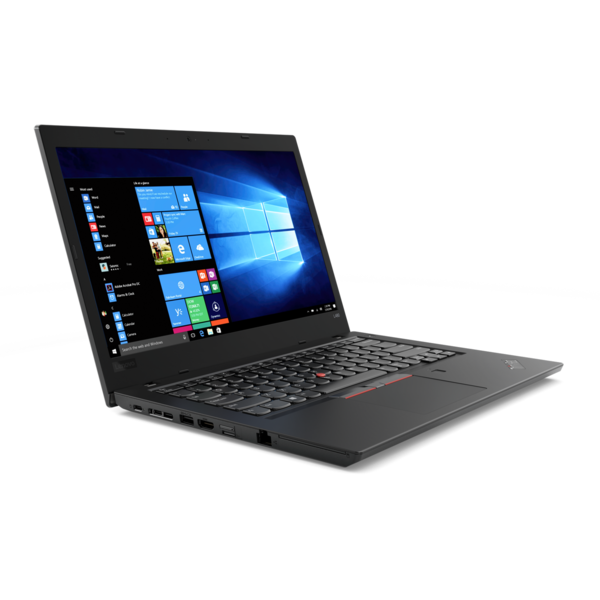 Laptop Lenovo ThinkPad L480, 14.0" FHD, Core i7-8550U pana la 4.0GHz, 16GB DDR4, 512GB SSD, Intel UHD 620, Fingerprint Reader, Windows 10 Pro, Negru