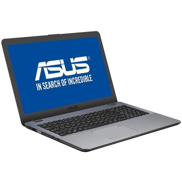 Laptop Asus VivoBook 15 X542UA-DM370, 15.6'' FHD, Core i5-8250U 1.6GHz, 8GB DDR4, 1TB HDD, Intel UHD 620, Endless OS, Gri