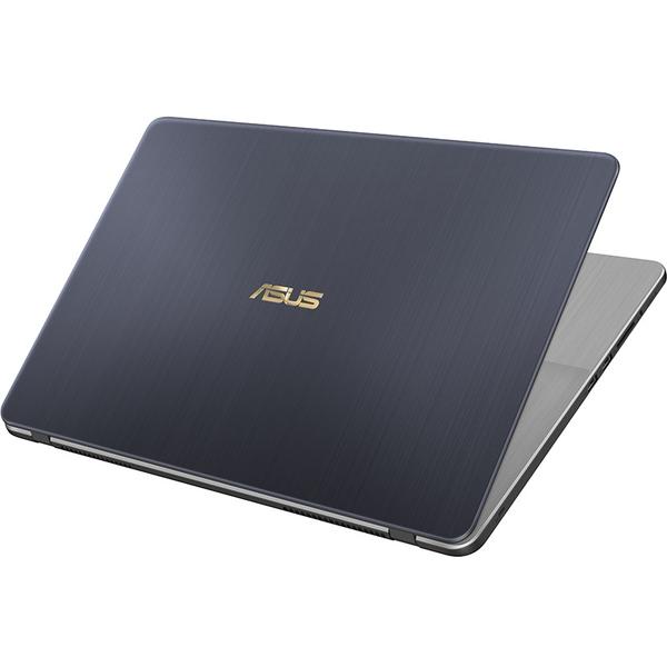 Laptop Asus VivoBook Pro 17 N705UF-GC007, 17.3'' FHD, Core i5-8250U 1.6GHz, 8GB DDR4, 1TB HDD + 128GB SSD, GeForce MX130 2GB, Endless OS, Gri
