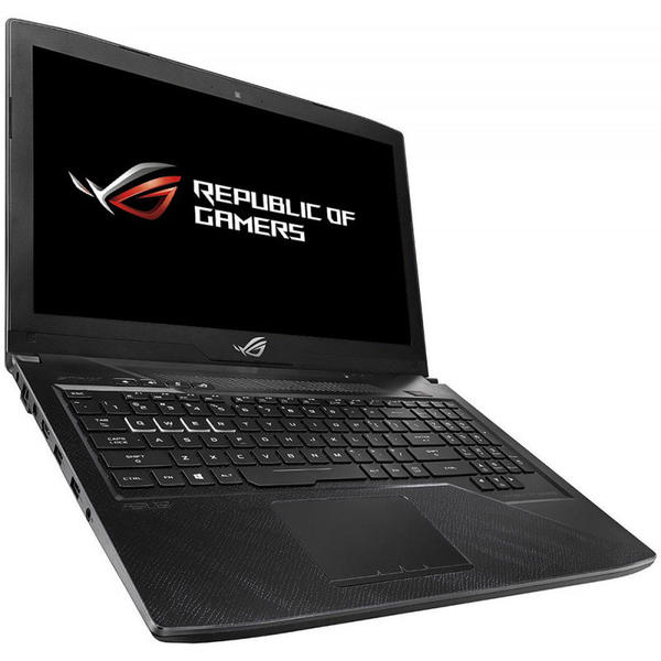 Laptop Asus ROG Strix GL503GE-EN035, 15.6'' FHD, Core i7-8750H 2.2GHz, 8GB DDR4, 1TB HDD, GeForce GTX 1050 Ti 4GB, FreeDOS, Negru