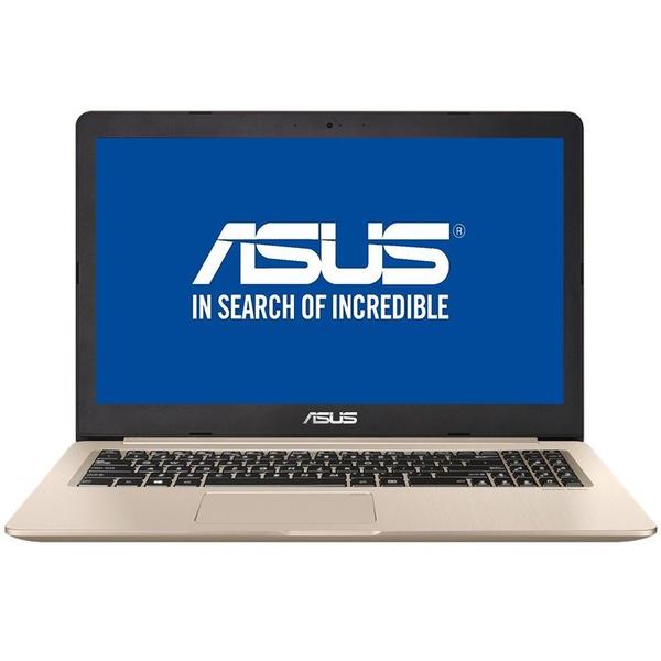 Laptop Asus VivoBook Pro 15 N580VD-FZ812T, 15.6'' FHD, Core i7-7700HQ 2.8GHz, 8GB DDR4, 500GB HDD + 128GB SSD, GeForce GTX 1050 4GB, FingerPrint Reader, Win 10 Home 64bit, Gold