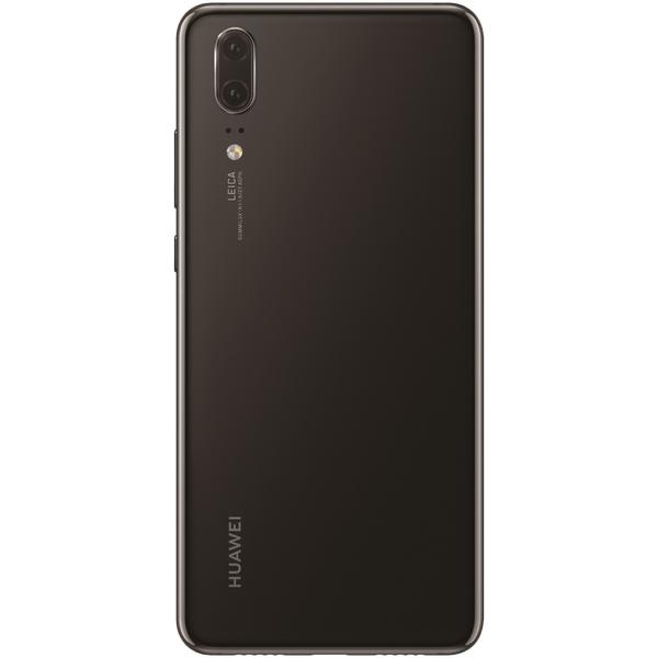 Smartphone Huawei P20, Dual SIM, 5.8'' LTPS IPS LCD Multitouch, Octa Core 2.36GHz + 1.8GHz, 4GB RAM, 128GB, Dual 12MP + 20MP, 4G, Black