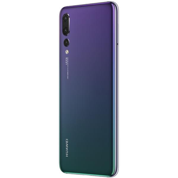 Smartphone Huawei P20 Pro, Dual SIM, 6.1'' OLED Multitouch, Octa Core 2.36GHz + 1.8GHz, 6GB RAM, 128GB, Triple 40MP + 20MP + 8MP, 4G, Twilight