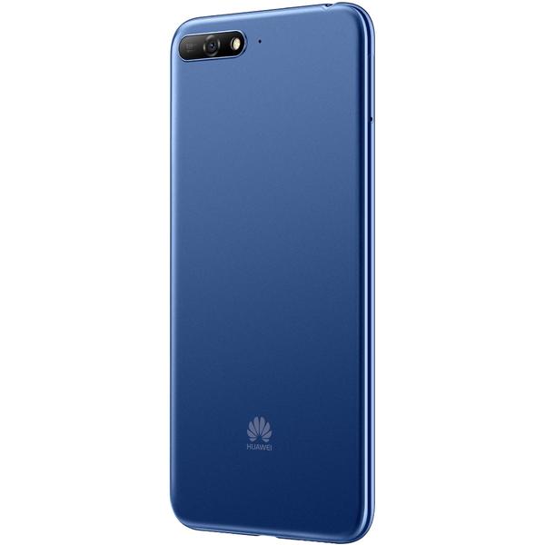 Smartphone Huawei Y6 (2018), Dual SIM, 5.7'' S-IPS LCD Multitouch, Quad Core 1.4GHz, 2GB RAM, 16GB, 13MP, 4G, Blue