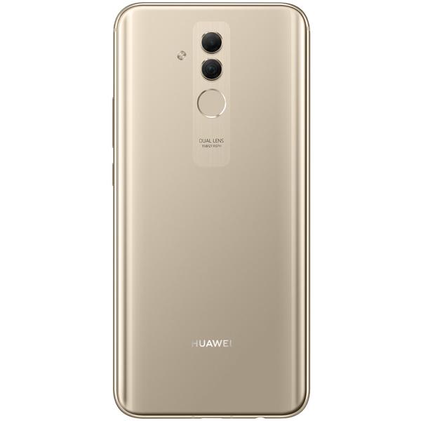 Smartphone Huawei Mate 20 Lite, Dual SIM, 6.3'' LTPS IPS LCD Multitouch, Octa Core 2.2GHz + 1.7GHz, 4GB RAM, 64GB, Dual 20MP + 2MP, 4G, Platinum Gold