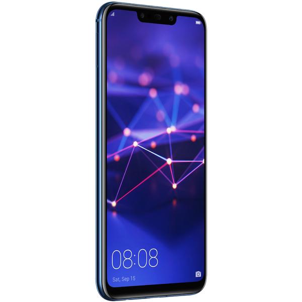 Smartphone Huawei Mate 20 Lite, Dual SIM, 6.3'' LTPS IPS LCD Multitouch, Octa Core 2.2GHz + 1.7GHz, 4GB RAM, 64GB, Dual 20MP + 2MP, 4G, Sapphire Blue