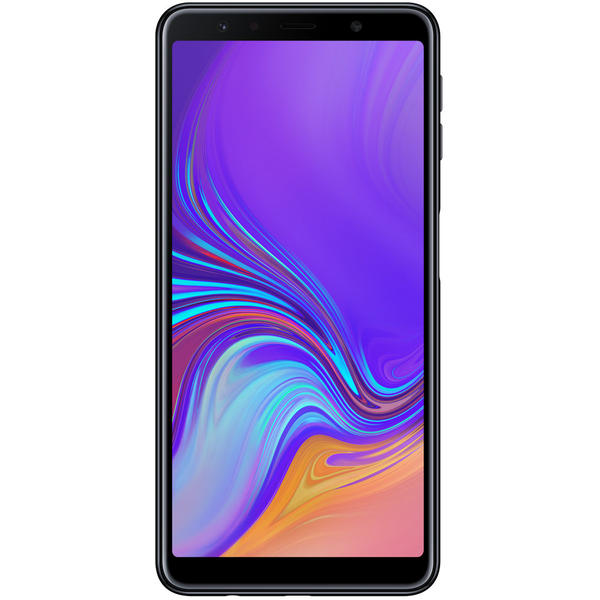 Smartphone Samsung Galaxy A7 (2018), Dual SIM, 6.0'' Super AMOLED Multitouch, Octa Core 2.2GHz + 1.6GHz, 4GB RAM, 64GB, Triple 24MP + 5MP + 8MP, 4G, Black