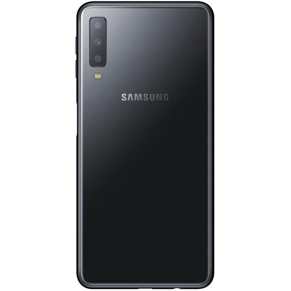 Smartphone Samsung Galaxy A7 (2018), Dual SIM, 6.0'' Super AMOLED Multitouch, Octa Core 2.2GHz + 1.6GHz, 4GB RAM, 64GB, Triple 24MP + 5MP + 8MP, 4G, Black