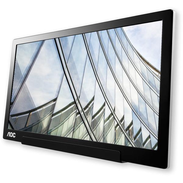 Monitor LED AOC I1601FWUX, 15.6'' Full HD, 5ms, Negru