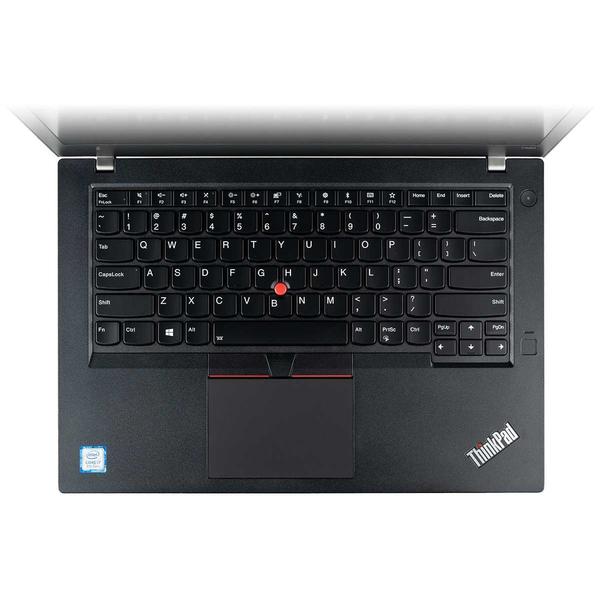 Laptop Lenovo ThinkPad T480, 14.0" FHD, Core i5-8250U pana la 3.4GHz, 8GB DDR4, 512GB SSD, Intel UHD 620, Fingerprint Reader, Windows 10 Pro, Negru