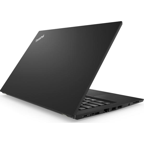 Laptop Lenovo ThinkPad T480s, 14.0" WQHD, Core i7-8550U pana la 4.0GHz, 16GB DDR4, 1TB SSD, Intel UHD 620, 4G LTE, Fingerprint Reader, Windows 10 Pro, Negru