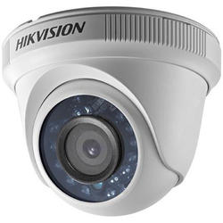 Camera supraveghere Hikvision DS-2CE56D0T-IRPF 2.8mm, Turret Dome, Analog, 2MP, CMOS, IR, Alb