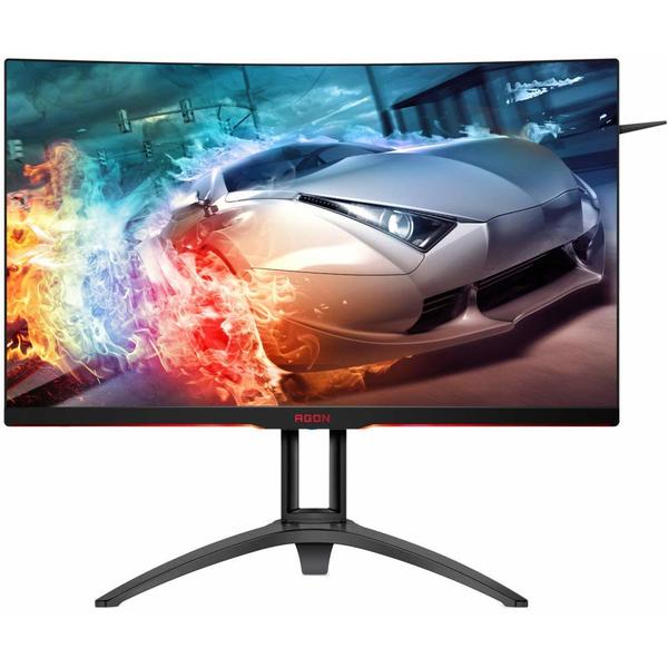 Monitor LED AOC AGON AG322QC4, 32", QHD, VA, Curbat, 144Hz, FreeSync 2, HDR 400