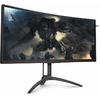 Monitor LED AOC AGON AG322QC4, 35", WQHD, VA, Curbat, 120Hz, G-Sync