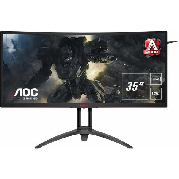 Monitor LED AOC AGON AG322QC4, 35", WQHD, VA, Curbat, 120Hz, G-Sync