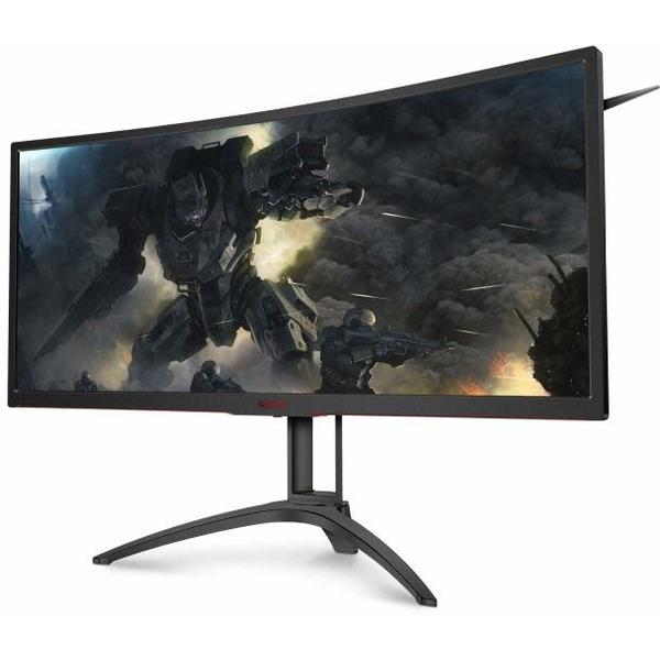 Monitor LED AOC AGON AG322QC4, 35", WQHD, VA, Curbat, 120Hz, G-Sync