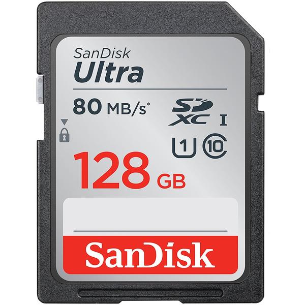 Card Memorie SanDisk Ultra SDXC, 128GB, Clasa 10, UHS-I U1