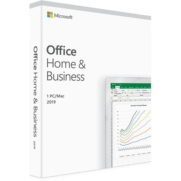 Microsoft Office Home and Business 2019 RO/ENG, 32-bit/x64, 1 PC, Medialess Retail