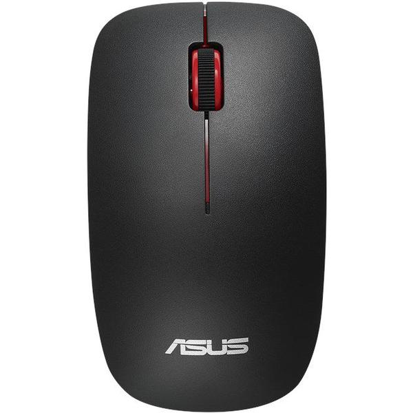 Mouse Asus wireless WT300, Negru/Rosu