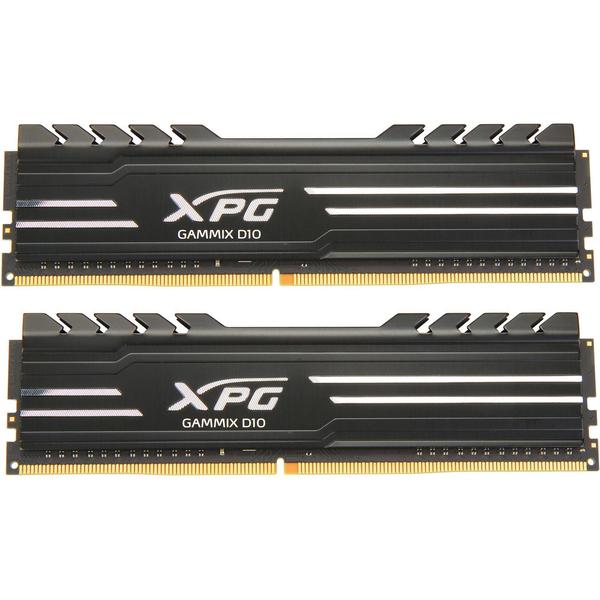 Memorie A-DATA XPG Gammix D10 DDR4 16GB 3200MHz, CL16, 1.35 V, Black Heatsink Edition