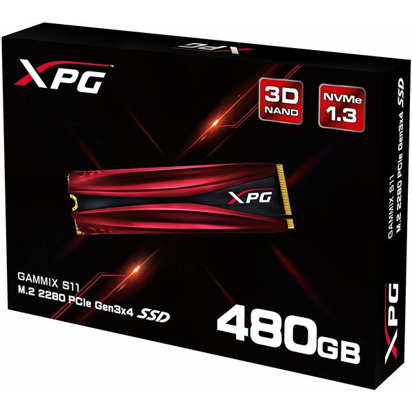 SSD A-DATA XPG Gammix S11 480GB PCI Express x4 M.2 2280