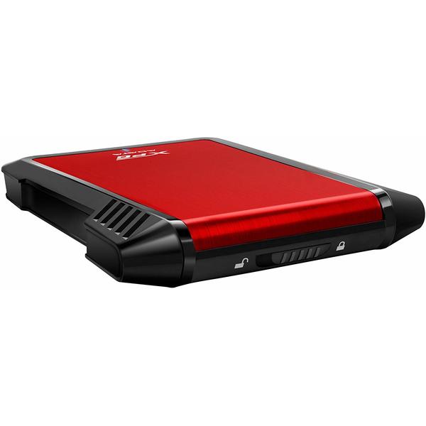 Rack extern A-DATA pentru HDD/SSD USB 3.1 Rosu/Negru