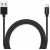 Cablu de date, Incarcator A-DATA USB Male la Lightning Male, MFi, 1 m, Black