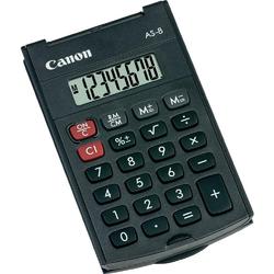 Calculator de birou Canon AS-8, Negru
