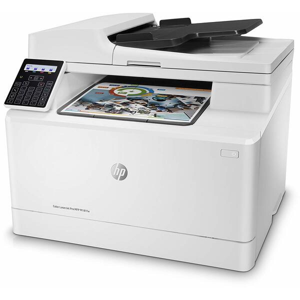 Multifunctionala HP LaserJet Pro MFP M181fw, Laser, Color, Format A4, Fax, Retea, Wi-Fi