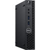 Mini PC Dell OptiPlex 3060 Micro, Procesor Intel Core i3-8100T, 4GB DDR4, 128GB SSD, GMA UHD 630, Linux, Negru