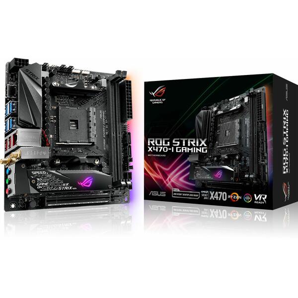Placa de baza Asus ROG STRIX X470-I Gaming, Socket AM4