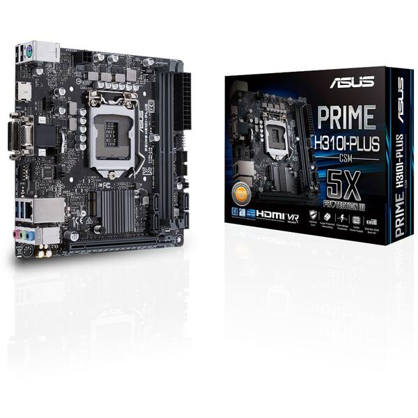 Placa de baza Asus PRIME H310I-PLUS/CSM, Socket 1151 v2