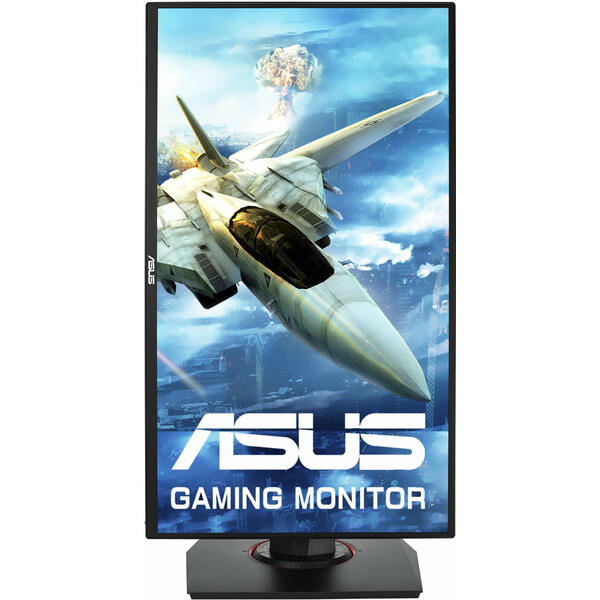 Monitor Gaming Asus ROG VG258QR, 24.5 inch Full HD, 0.5ms, 165Hz, Boxe, Negru