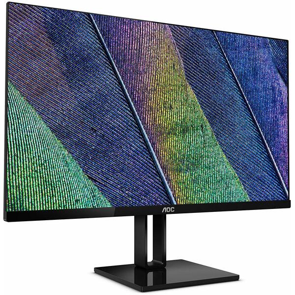 Monitor Gaming AOC 27V2Q 27 inch IPS FullHD, 5ms, 75Hz, FreeSync, Negru