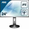 Monitor LED AOC I2490PXQU/BT 23.8 inch Full HD, 4ms, Boxe, Black