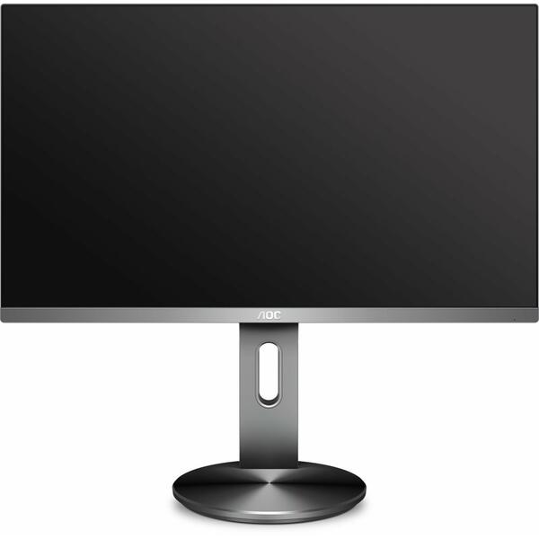 Monitor LED AOC I2490PXQU/BT 23.8 inch Full HD, 4ms, Boxe, Black