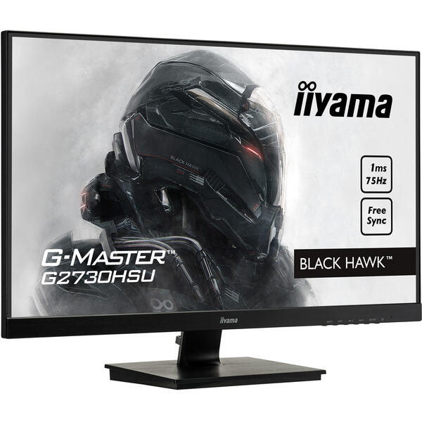 Monitor Gaming IIyama G-Master Black Hawk G2730HSU-B1 27inch Full HD, 1ms FreeSync, Boxe, Negru